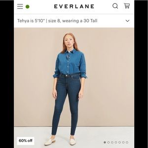GUC Everlane midrise skinny jeans